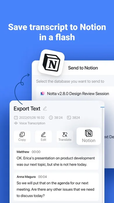 Notta: Transcribe&AI notetaker 스크린샷