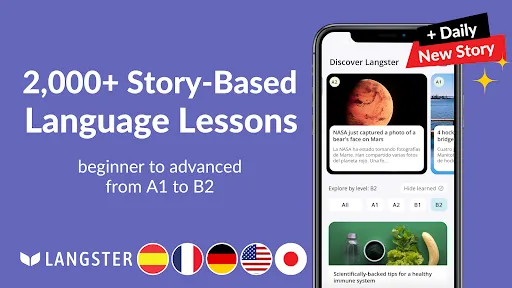 Langster: Language Learning Screenshots