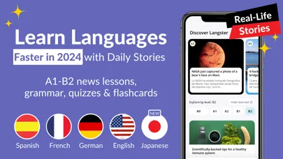 Langster: Language Learning Screenshots