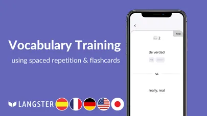 Langster: Language Learning Screenshots