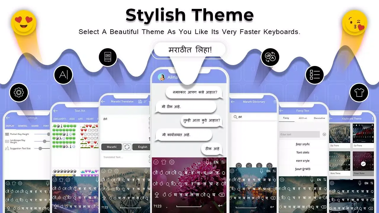 Marathi Voice Typing keyboard - Marathi Keyboard スクリーンショット