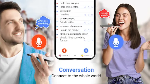 Capturas de tela do All Language Translate App