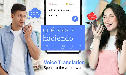 Capturas de tela do All Language Translate App