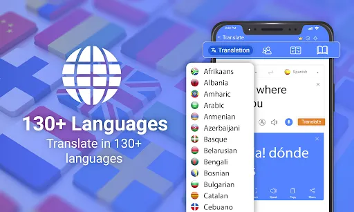 Capturas de tela do All Language Translate App