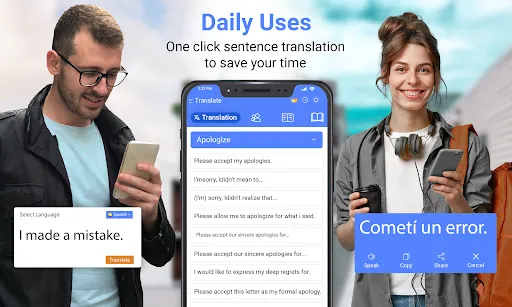 Capturas de tela do All Language Translate App