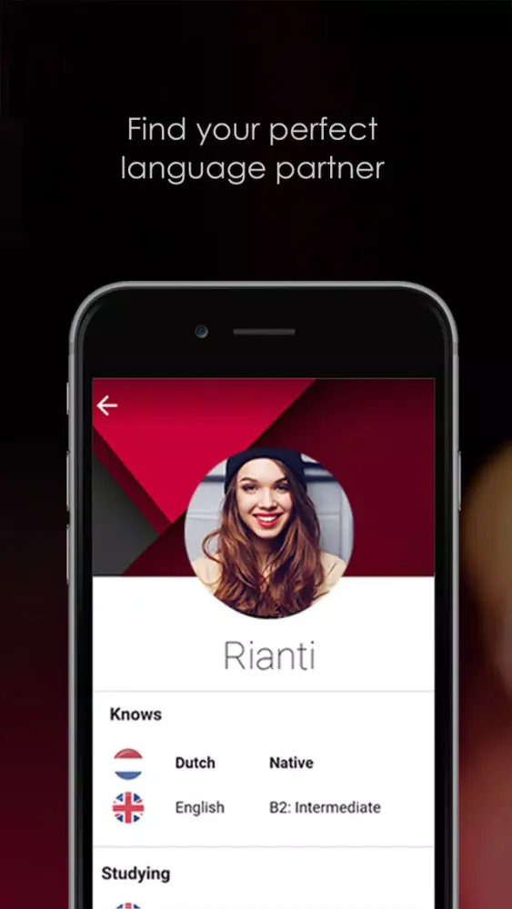 Captures d'écran de Languing – The Language Exchange Social Network