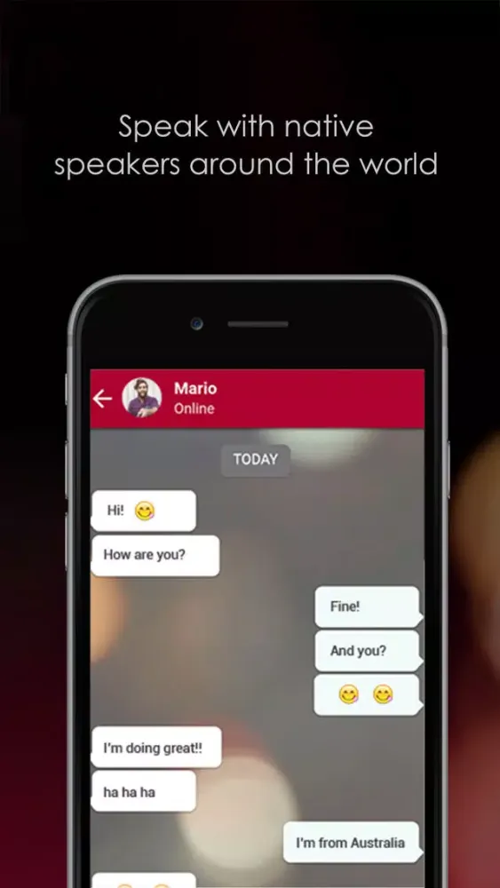 Captures d'écran de Languing – The Language Exchange Social Network