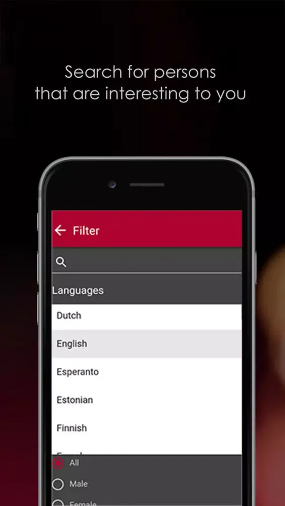 Captures d'écran de Languing – The Language Exchange Social Network