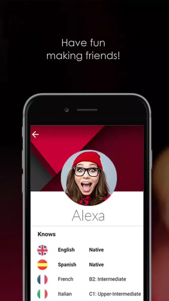Captures d'écran de Languing – The Language Exchange Social Network