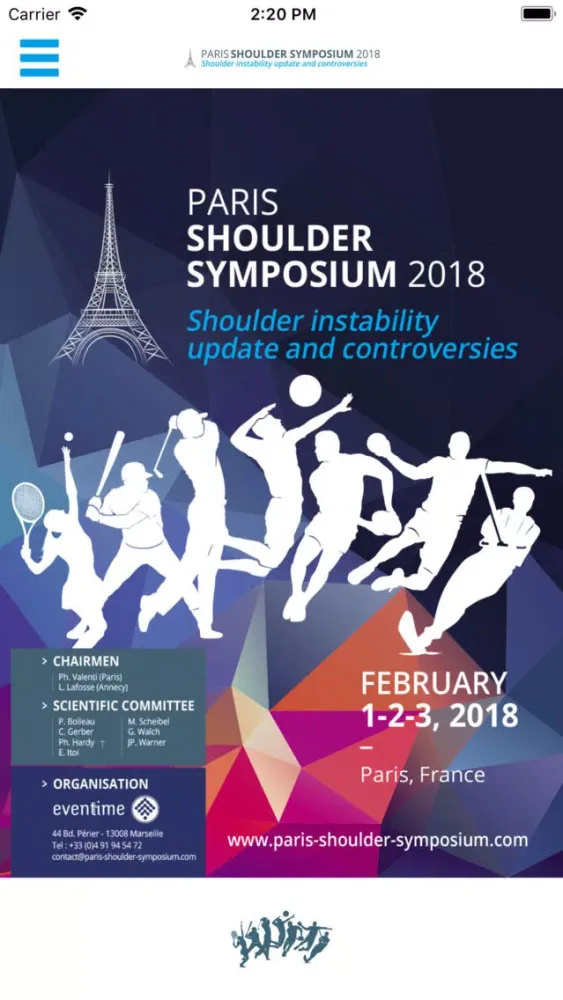 Captures d'écran de Paris Shoulder Symposium