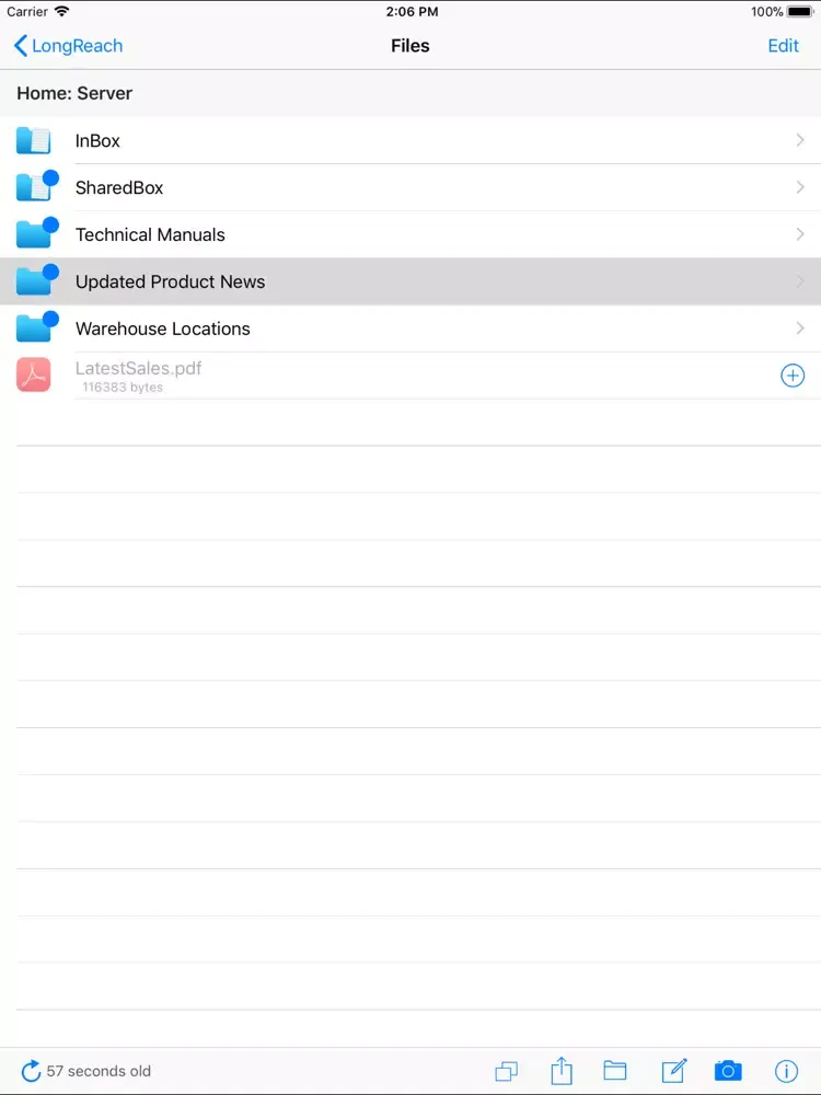 LongReach iPad  Screenshots