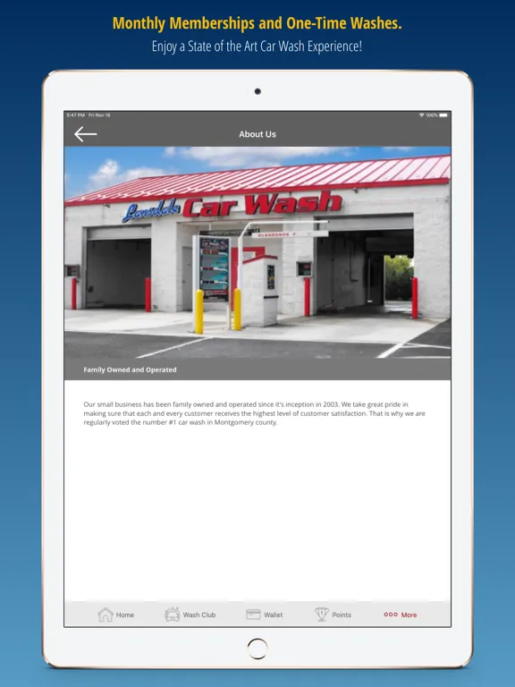 Lansdale Car Wash iPad 應用截圖