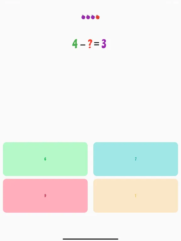 Captures d'écran de Babi Math iPad 