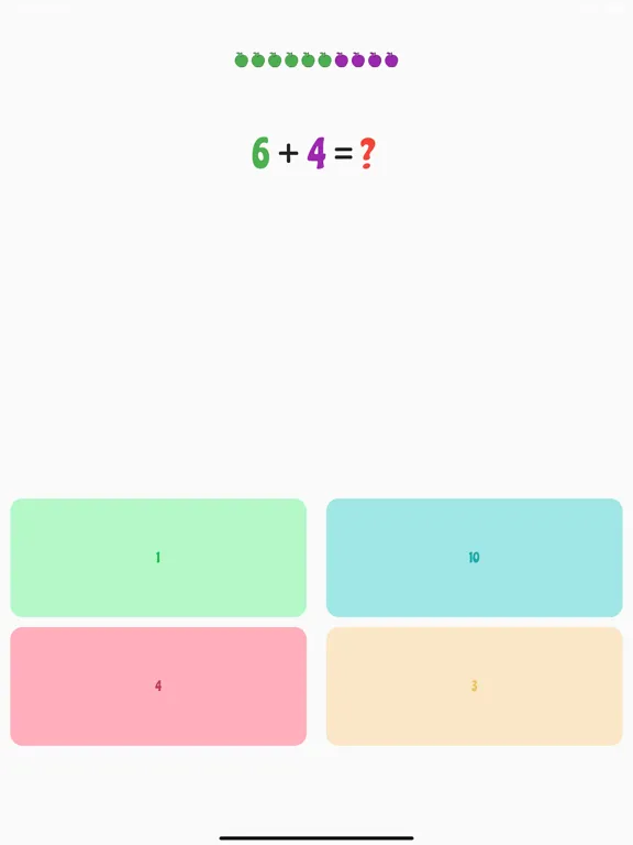 Captures d'écran de Babi Math iPad 