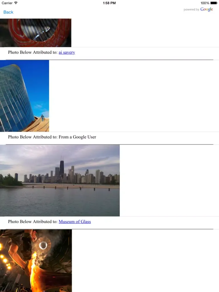 Screenshot di CultureFinder iPad 