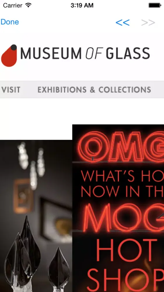Screenshot di CultureFinder