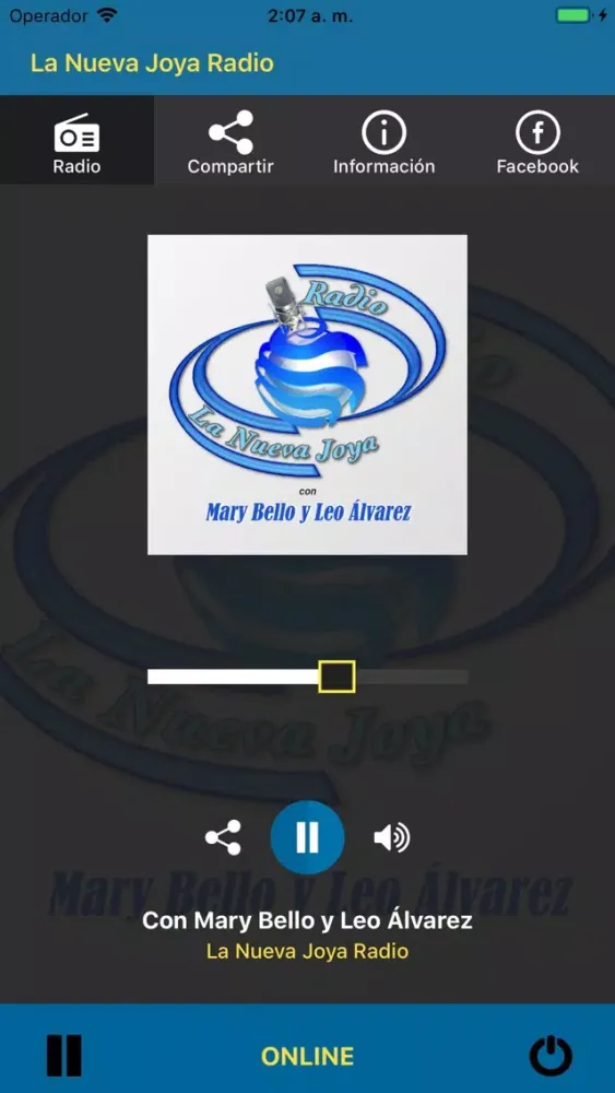 Zrzuty ekranu La Nueva Joya Radio