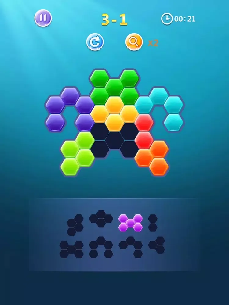 Capturas de tela do HexaPuz - Hexa Puzzle Games iPad 