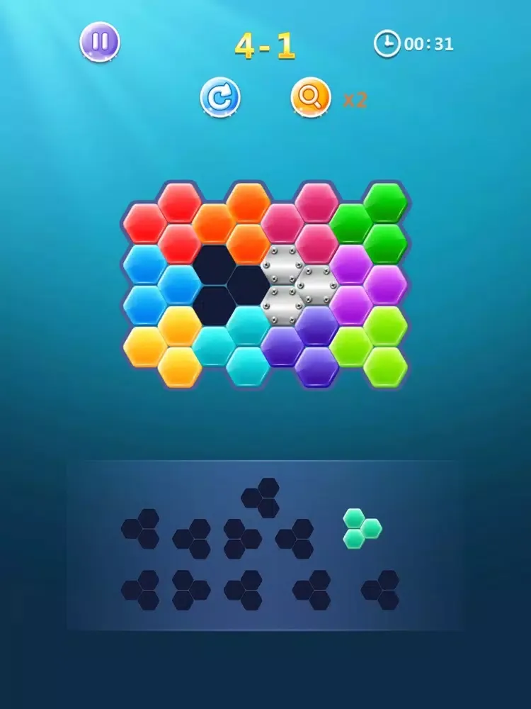Capturas de tela do HexaPuz - Hexa Puzzle Games iPad 