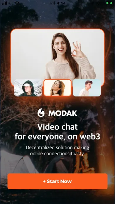 ภาพหน้าจอของ Modak - Video Hangout on Web3