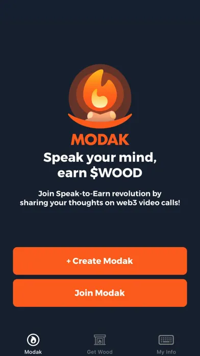 ภาพหน้าจอของ Modak - Video Hangout on Web3
