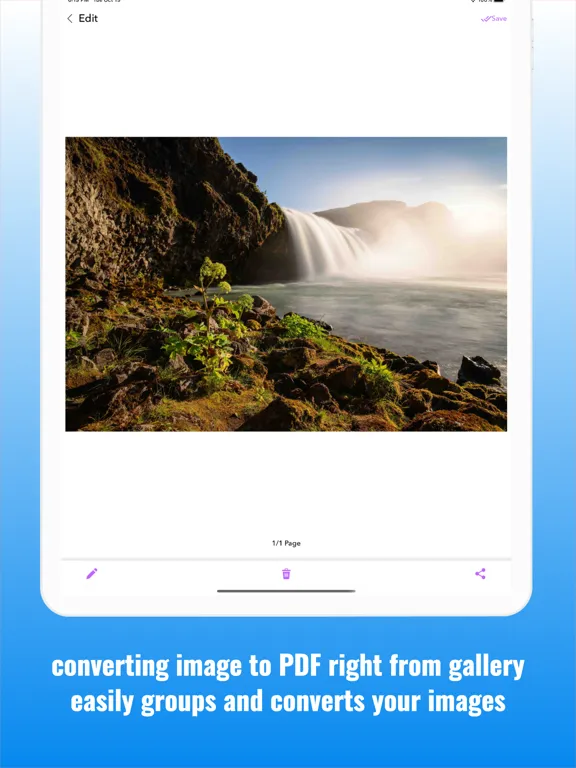 Скриншоты Converter Scanner Photo to PDF iPad 