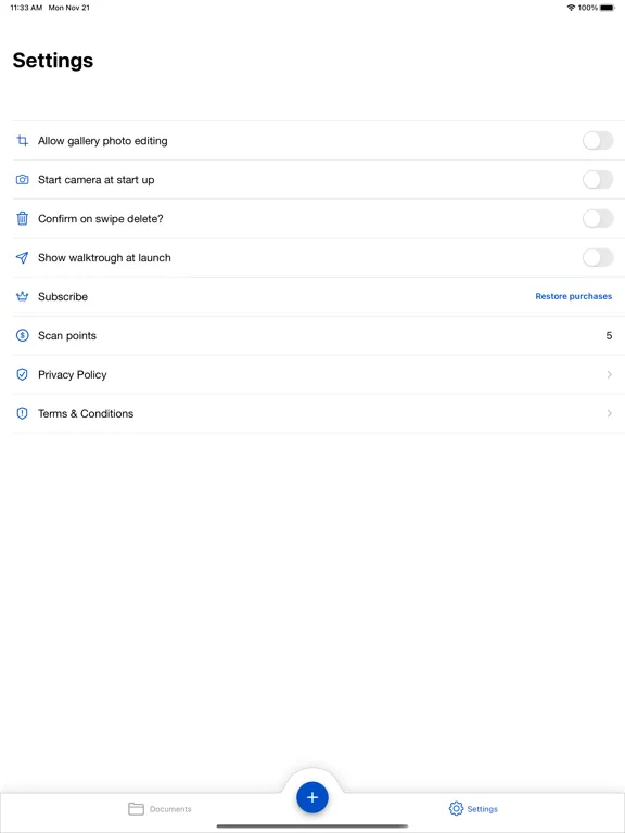 Tangkapan skrin PDF Converter Scanner iPad 