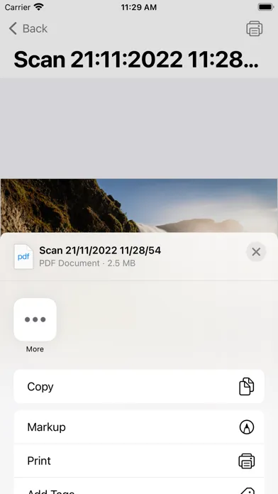 Tangkapan skrin PDF Converter Scanner