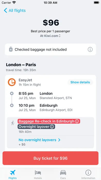 Tangkapan skrin Cheap Search Flight Booking