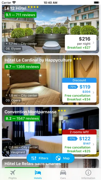 Tangkapan skrin Cheap Search Flight Booking