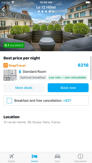 Tangkapan skrin Cheap Search Flight Booking