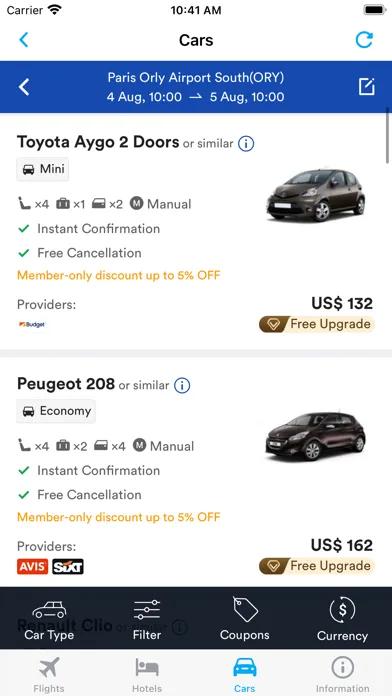 Tangkapan skrin Cheap Search Flight Booking