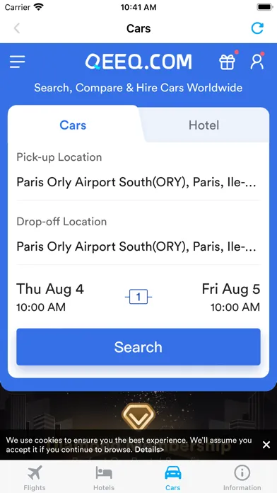 Tangkapan skrin Cheap Search Flight Booking