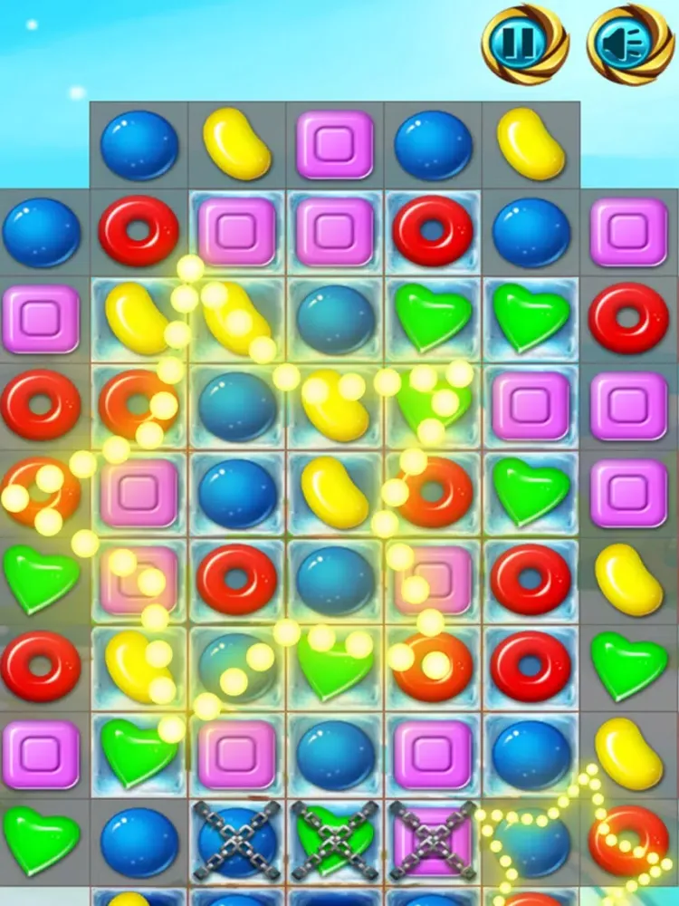 Ảnh chụp màn hình của Hard Candy Smash:fun game to play iPad 