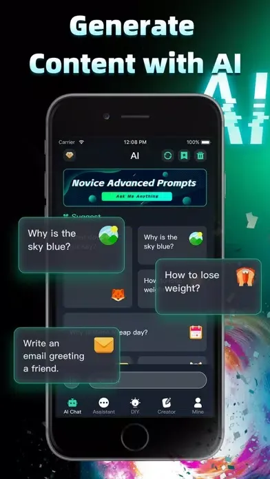 Captures d'écran de ChatBot:Open Chat AI Assistant