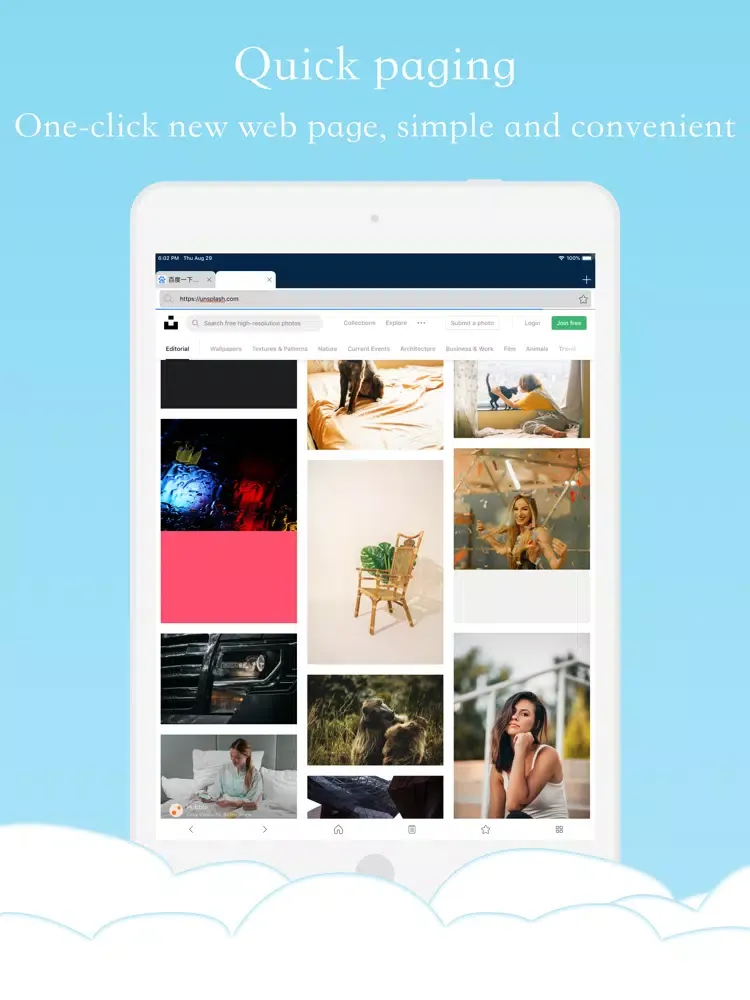 Captures d'écran de Planet Browser - Safe Browse iPad 