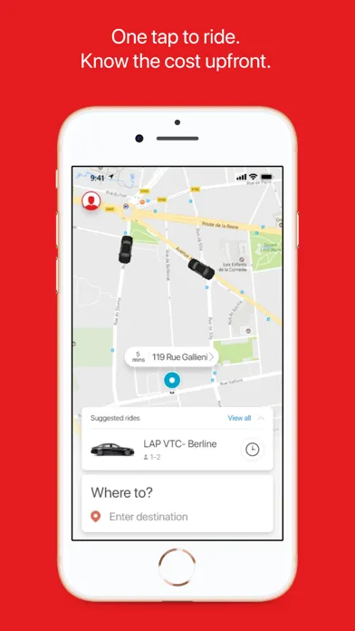 Capturas de tela do LAP - The app for customers