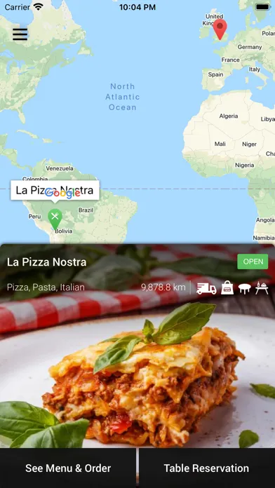 Ảnh chụp màn hình của Pizza Nostra Bolivia