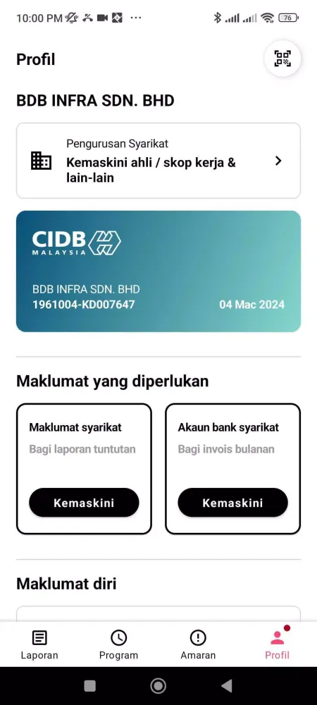 Capturas de pantalla de BDB Infra