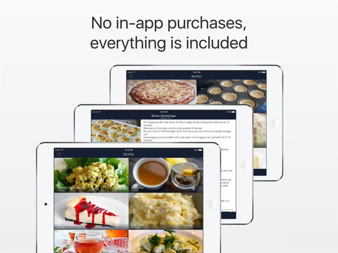 Keto diet recipes: low carb weight loss recipe book for Ketogenic diet iPad 應用截圖