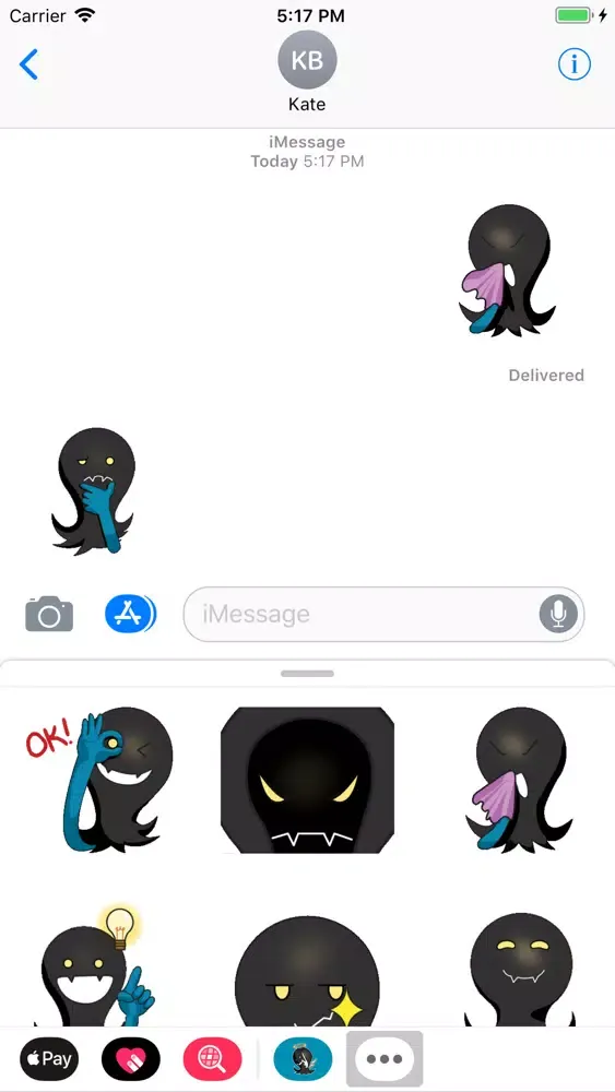 Ảnh chụp màn hình của Halloween Black Ghost Animated