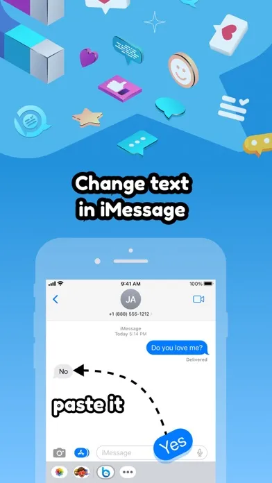 Скриншоты BubbleX - iMessage Sticker App