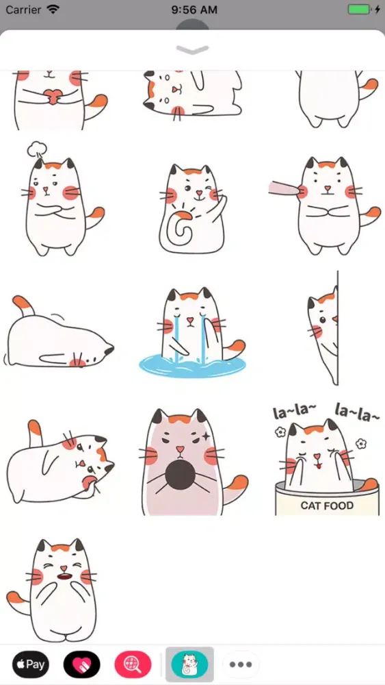 صور Calico Cat Animated Stickers