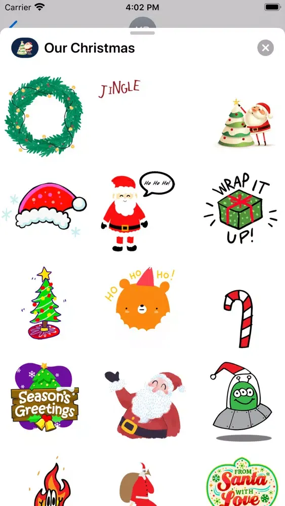 Screenshot di Our Christmas Stickers