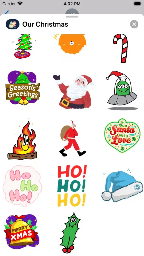 Screenshot di Our Christmas Stickers