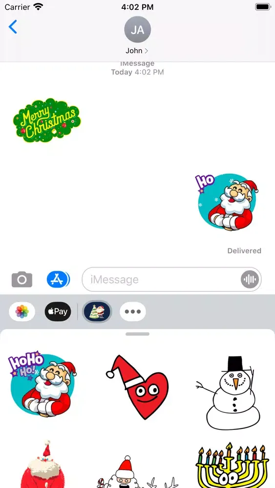 Screenshot di Our Christmas Stickers