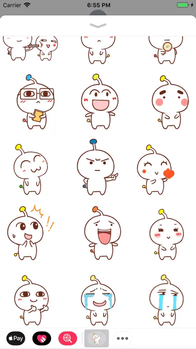 Alien Boy Animated Stickers スクリーンショット