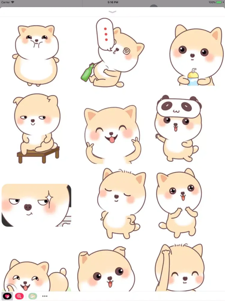 Funny Corgi Animated Stickers iPad  Ekran Görüntüleri
