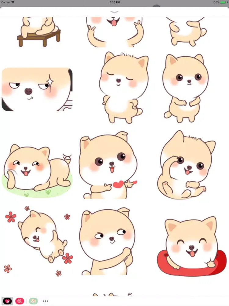 Funny Corgi Animated Stickers iPad  Ekran Görüntüleri
