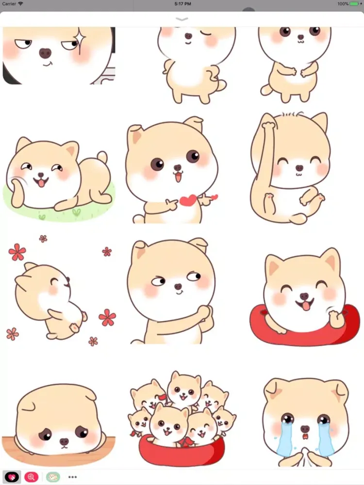 Funny Corgi Animated Stickers iPad  Ekran Görüntüleri